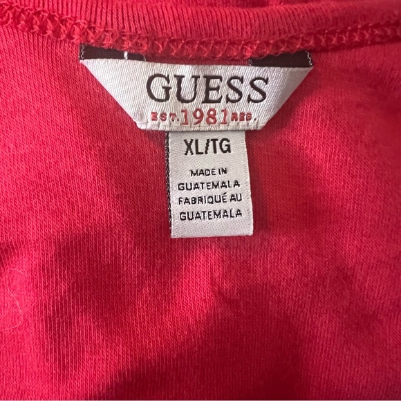 GUESS Y2K Red Tank Top - Picture 4 of 4